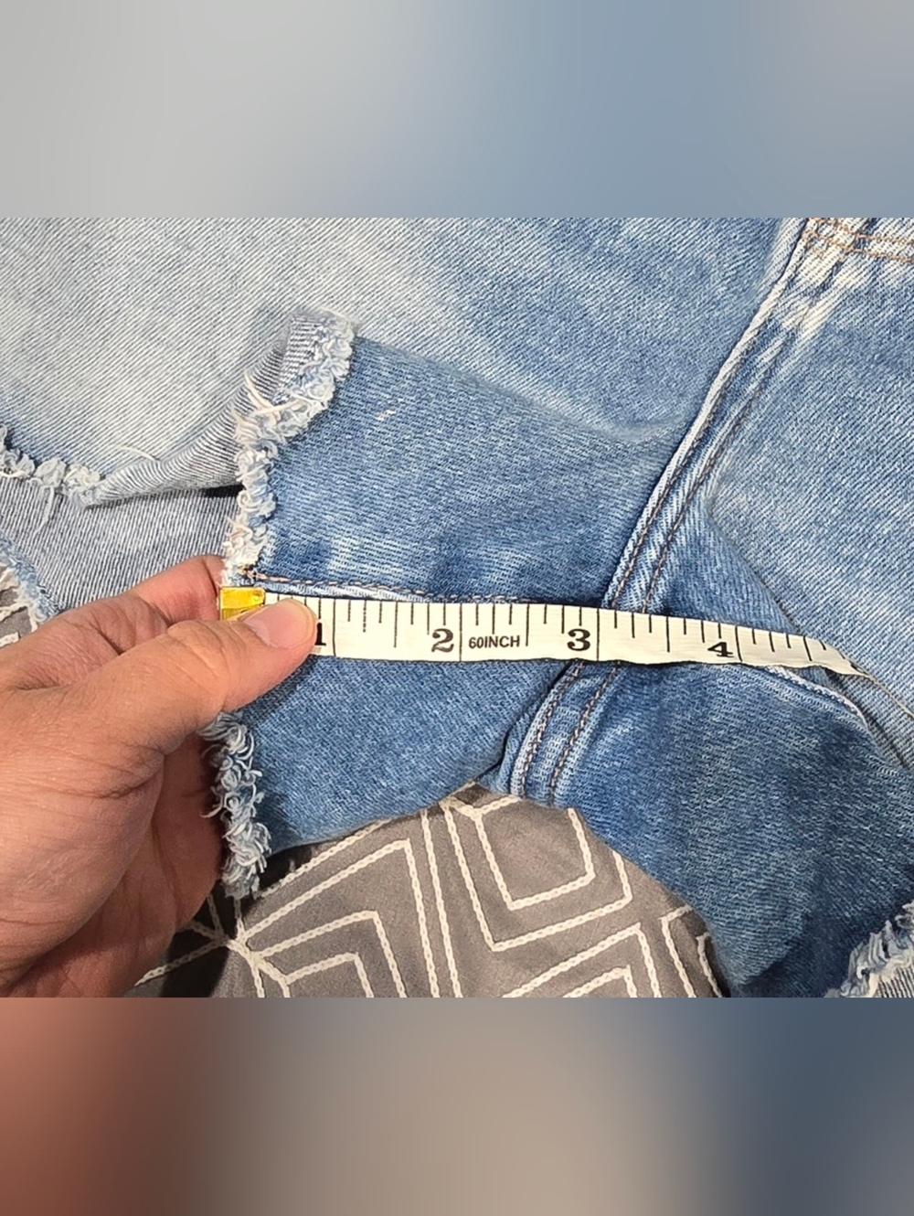 FRAME Denim Le Brigette High Waisted Shorts Size 26 - Picture 4 of 8